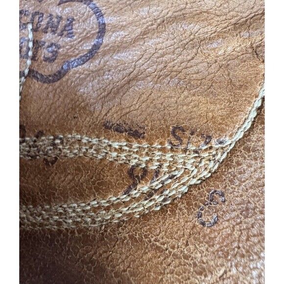 NOCONA Exotic LIZARD Leather COWBOY BOOTS Brown Men Size 9.5 - Picture 11 of 12